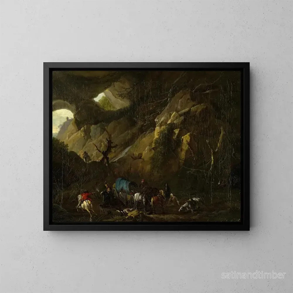 Reproduktion av målningen Attaque - Jan van Huchtenburg