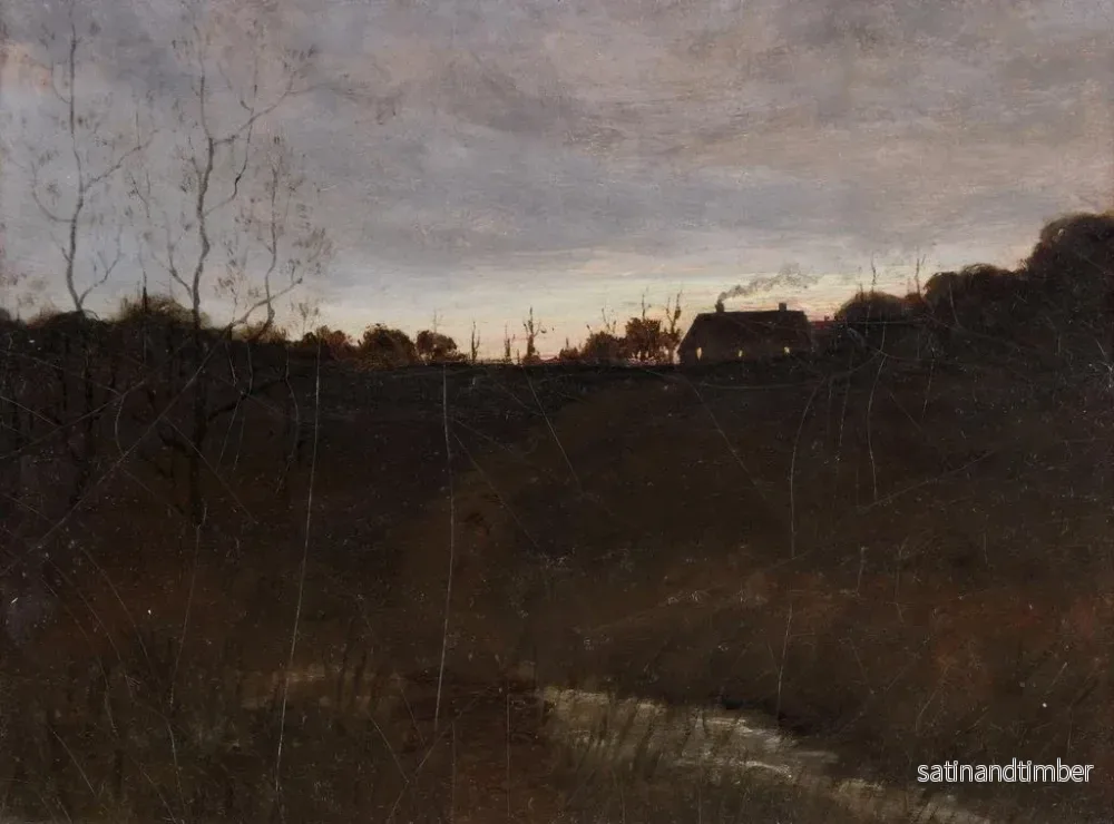 Reproduktion av målningen Nocturne - John Frederick Peto - Bild 2