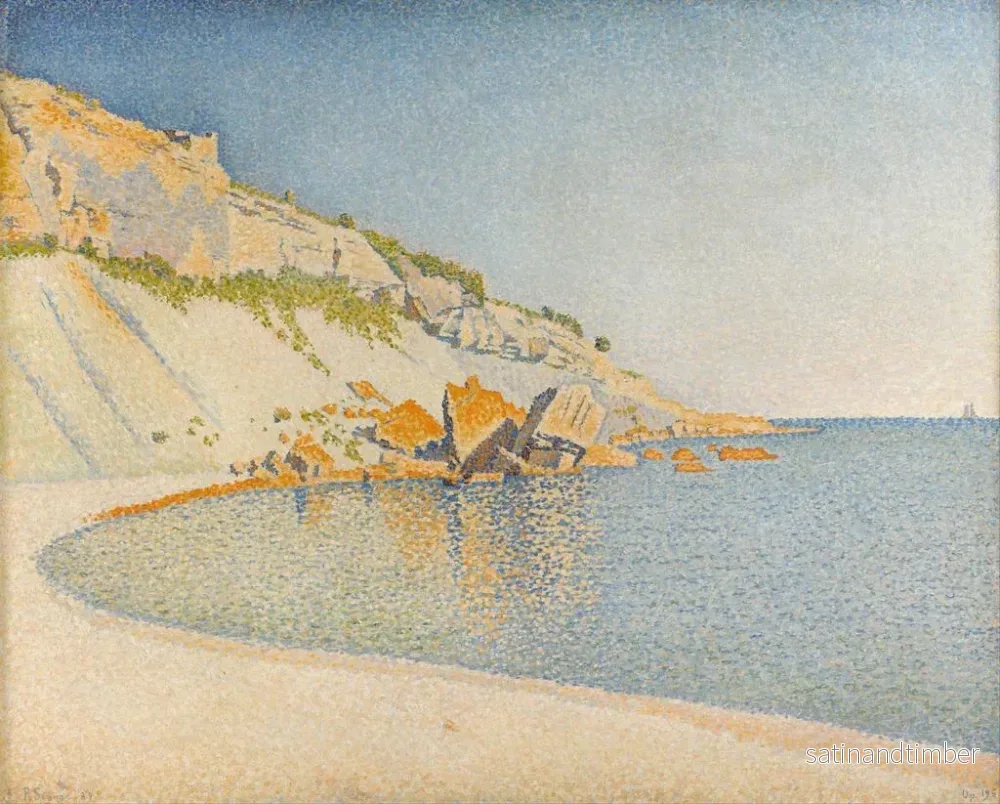 Reproduktion av målningen Cassis, Cap Lombard, Opus 196 - Paul Signac - Bild 2