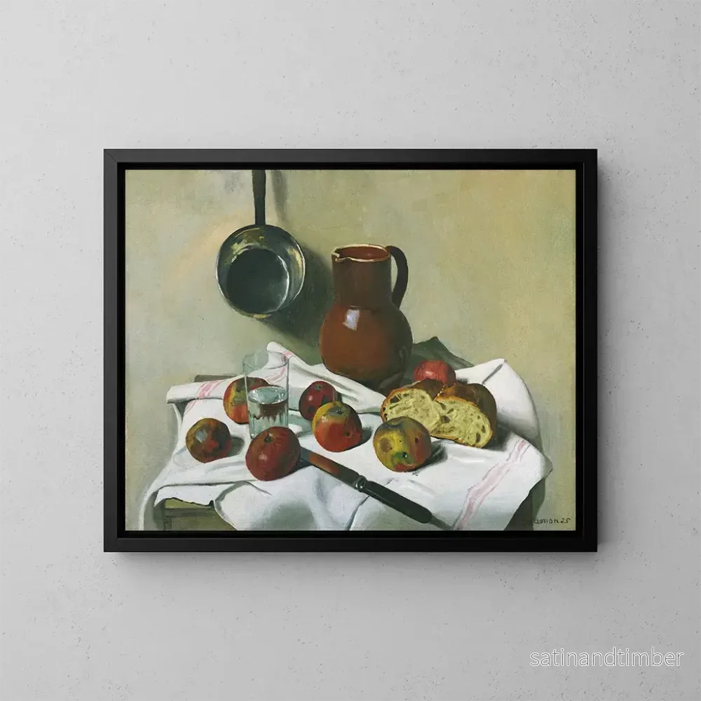 Reproduktion av målningen Pommes, kanna, vattenglas och gryta i plåt - Félix Vallotton