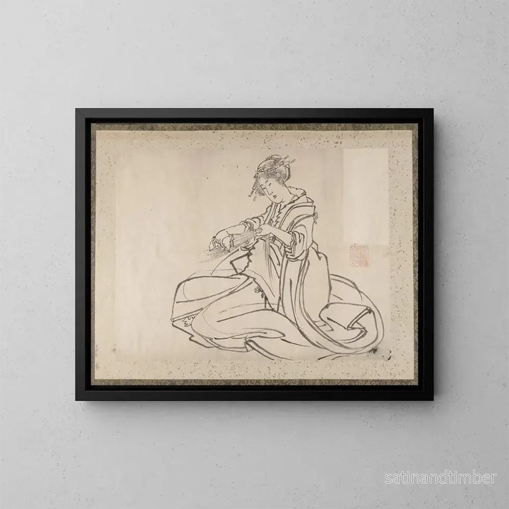 Reproduktion av målningen Album av skissbok av Katsushika Hokusai och hans elever Pl28 – Katsushika Hokusai Reproduktion av målningen Album av skissbok av Katsushika Hokusai och hans elever Pl28 – Katsushika Hokusai