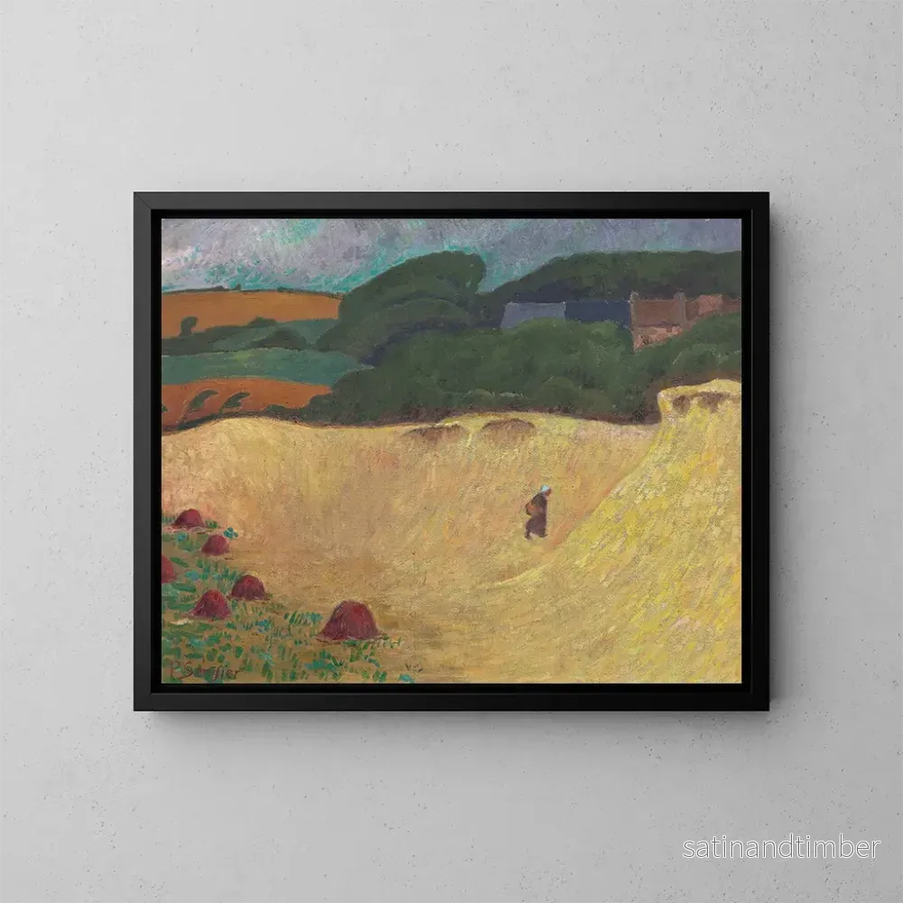 Reproduktion av målningen La Plage des Grands Sables à Le Pouldu - Paul Sérusier