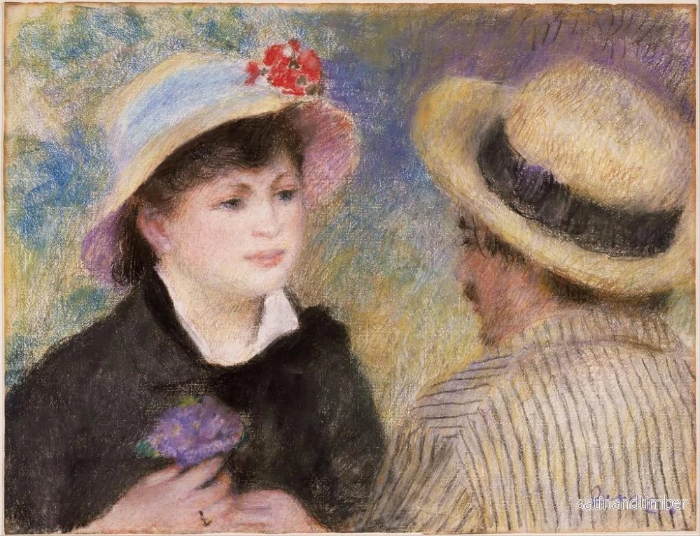 Reproduktion av målningen Par i båt - Pierre-Auguste Renoir - Bild 2
