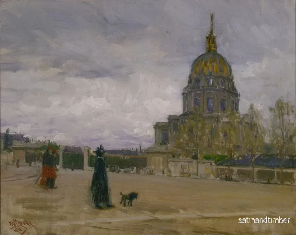 Reproduktion av målningen Les Invalides à Paris - Henry Ossawa Tanner - Bild 2