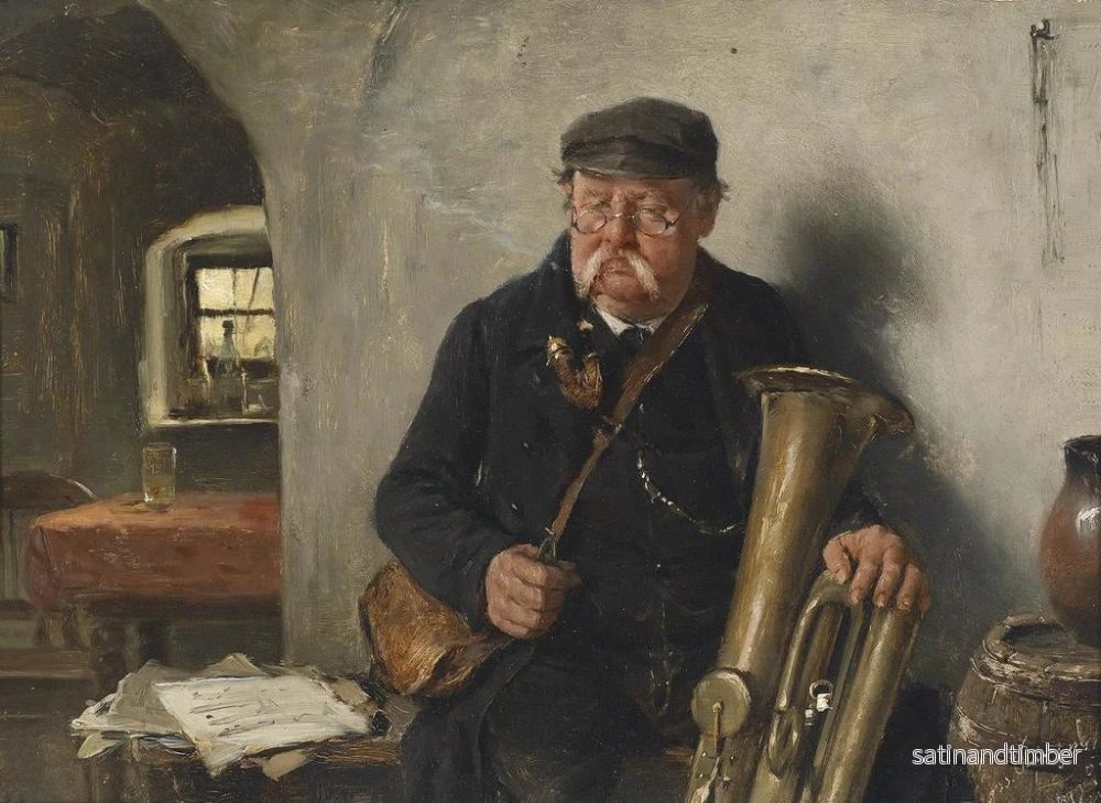 Reproduktion av målningen Le joueur de tuba - Josef Kinzel - Bild 2