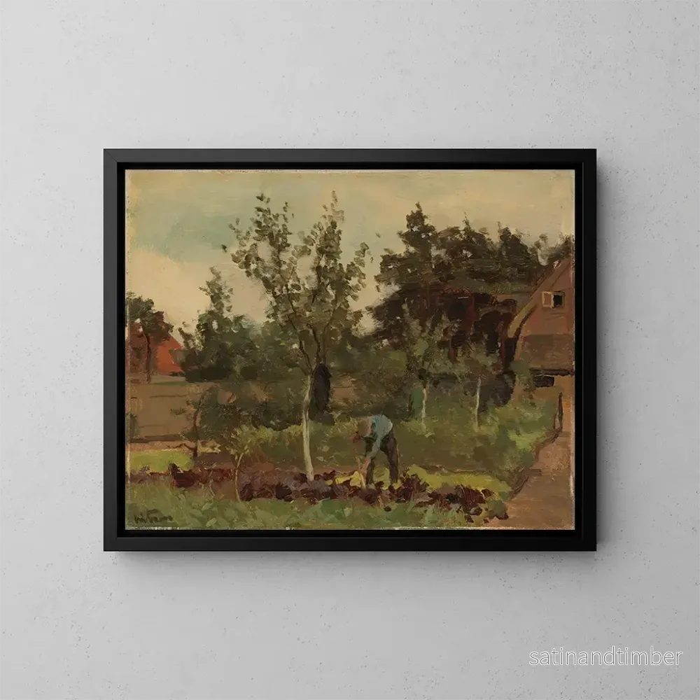 Reproduktion av målningen Trädgård köksträdgård - Willem Witsen