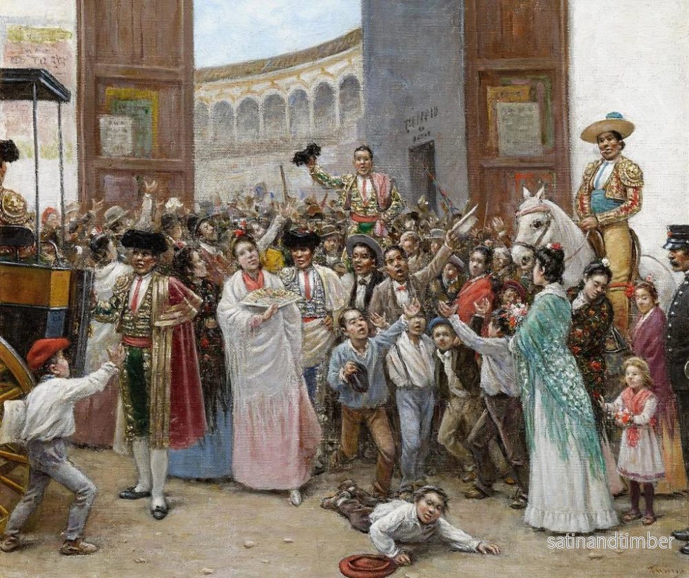 Reproduktion av målningen av den triumferande utgången från Maestranza i Sevilla - Joaquín Turina y Areal - Bild 2