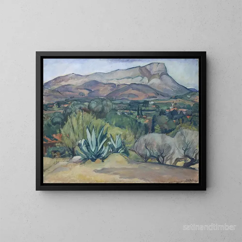 Reproduktion av målningen Landskap av Provence - Mathilde Battenberg