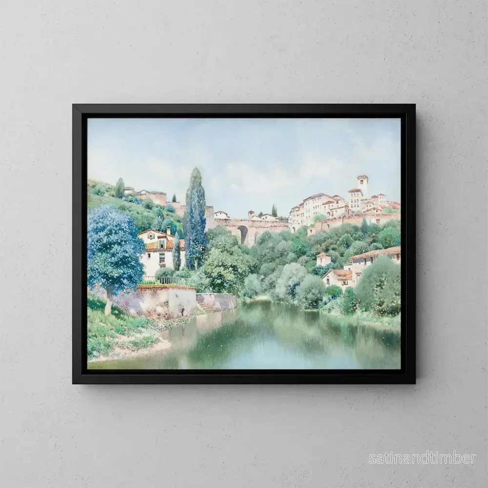 Reproduktion av målningen Villa espagnole I - Henry Pember Smith