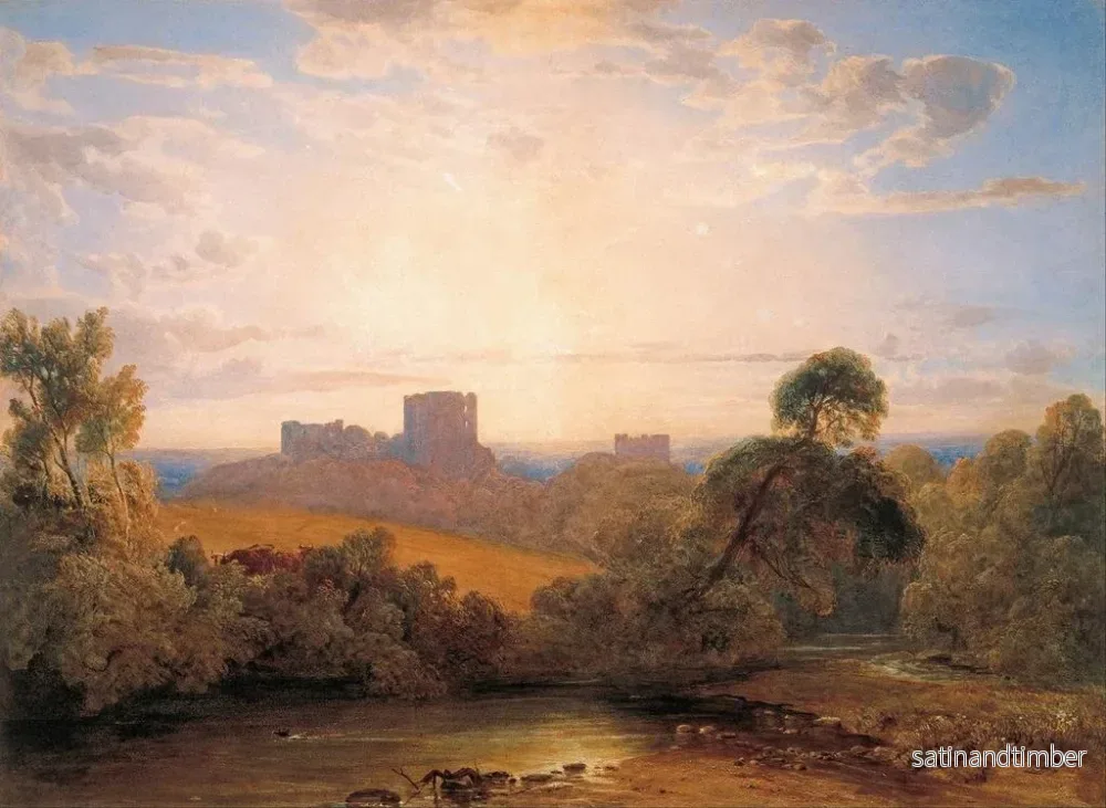Reproduktion av målningen Château de Kenilworth - Peter De Wint - Bild 2