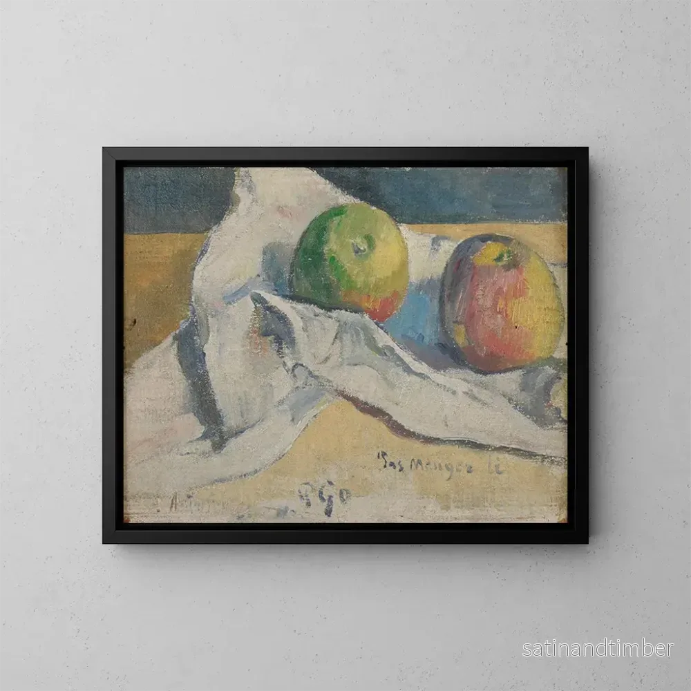 Reproduktion av målningen Naturmörker med äpplen - Paul Gauguin