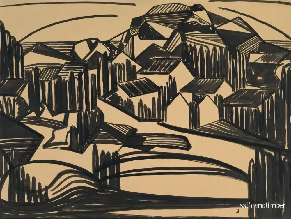 Reproduktion av målningen Skiss 16 - Jacoba van Heemskerck - Bild 2