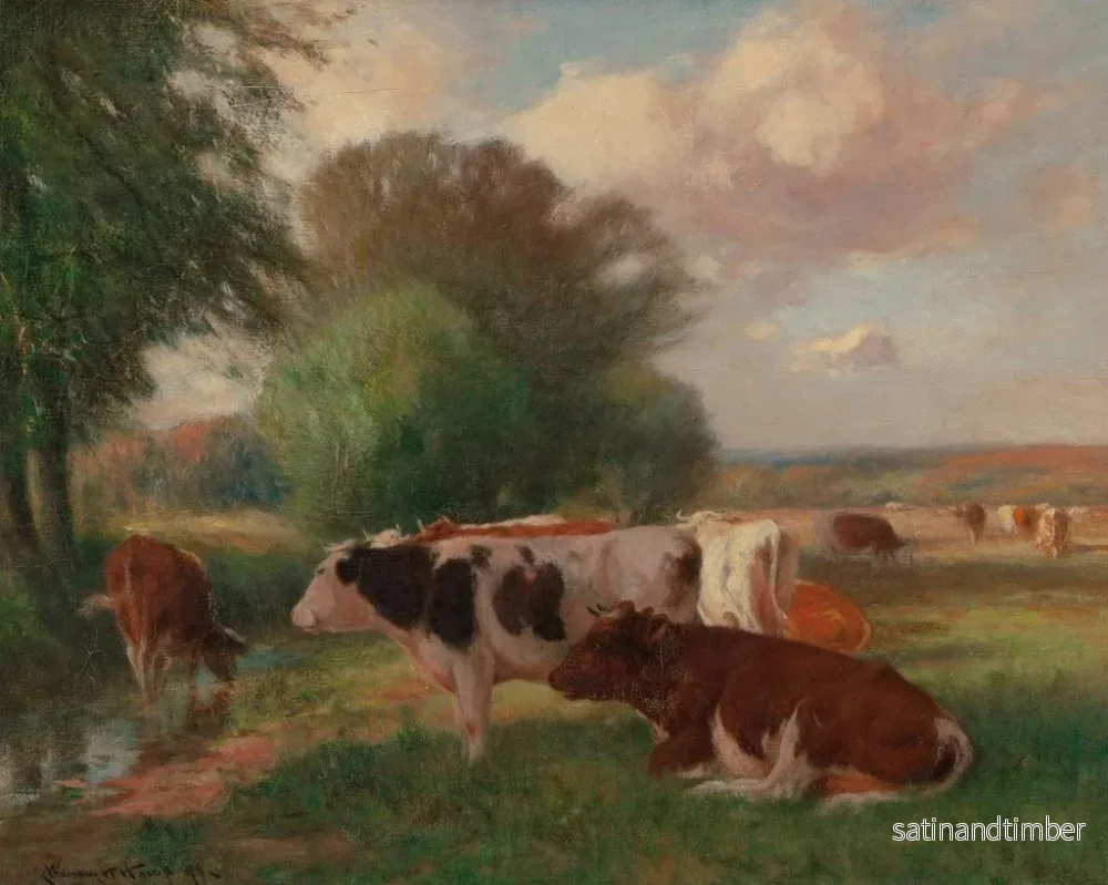 Reproduktion av målningen Hors de la chaleur - William Henry Howe - Bild 2