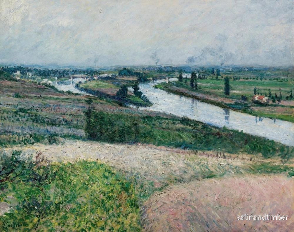 Reproduktion av målningen La Seine à la Pointe de Pinay - Gustave Caillebotte - Bild 2
