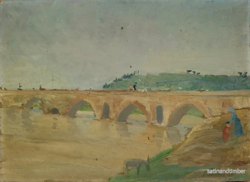 Reproduktion av målningen Pont Molle - Ernst Schiess - Bild 2