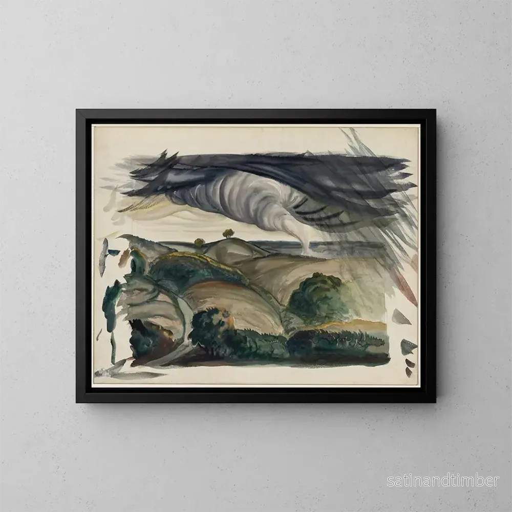 Reproduktion av målningen Tornado - Paul B. Travis