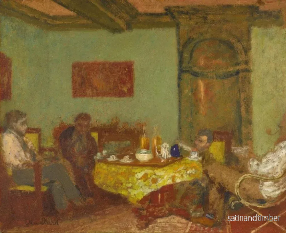 Reproduktion av målningen La conversation chez les Natanson-Valvins - Édouard Vuillard - Bild 2