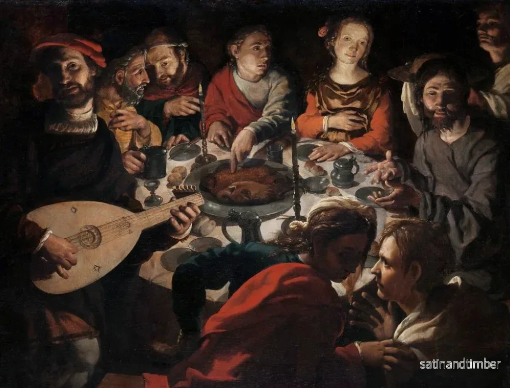 Reproduktion av målningen Les Noces de Cana - Jan Cornelisz Vermeyen - Bild 2