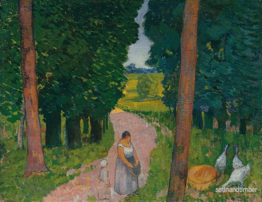 Reproduktion av målningen Les Oies - Louis Roy - Bild 2