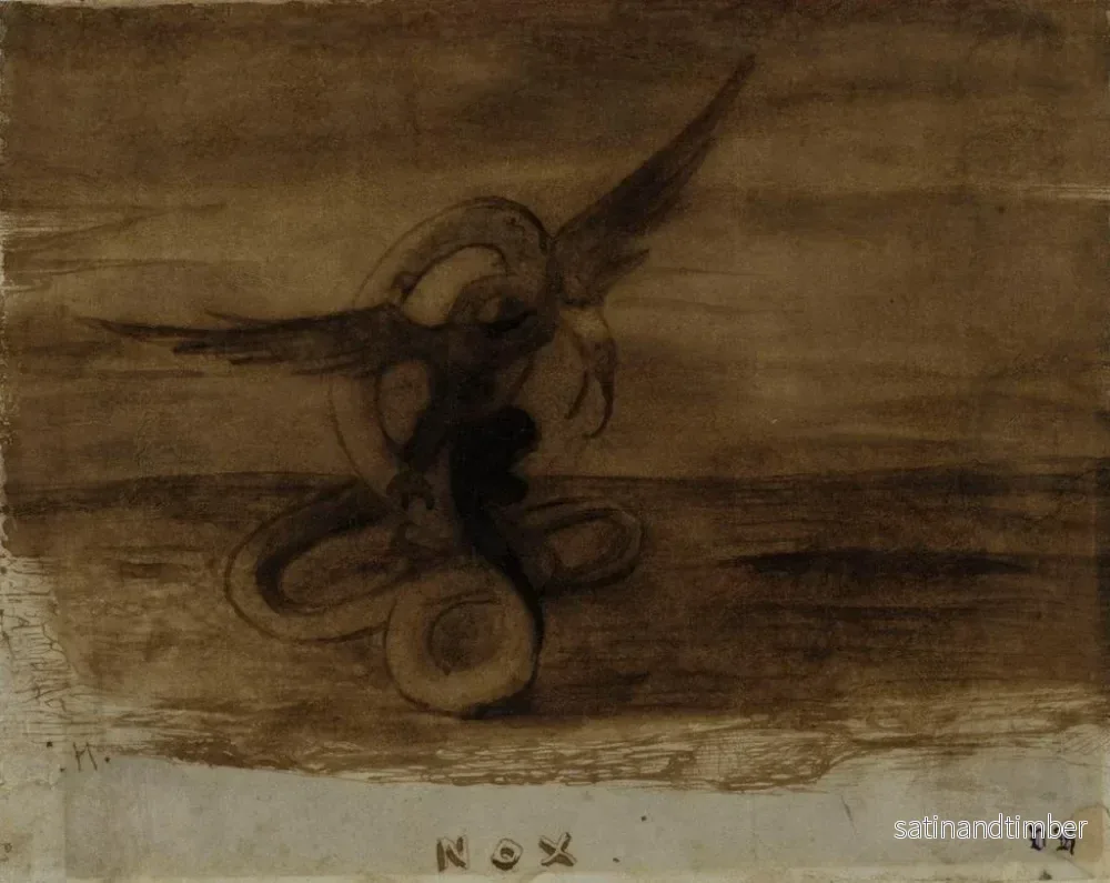 Reproduktion av målningen Natt - Victor Hugo - Bild 2