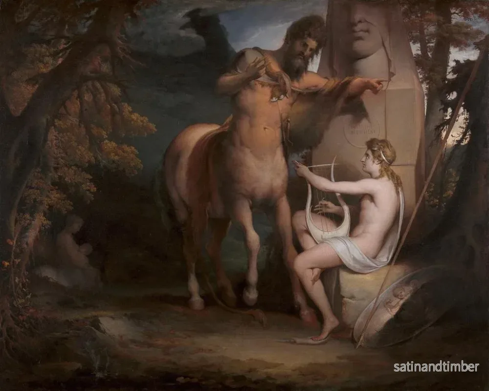 Reproduktion av målningen L'Éducation d'Achille - James Barry - Bild 2