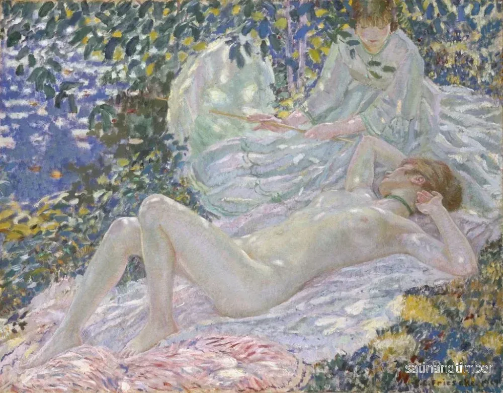 Reproduktion av målningen Sommar - Frederick Carl Frieseke - Bild 2