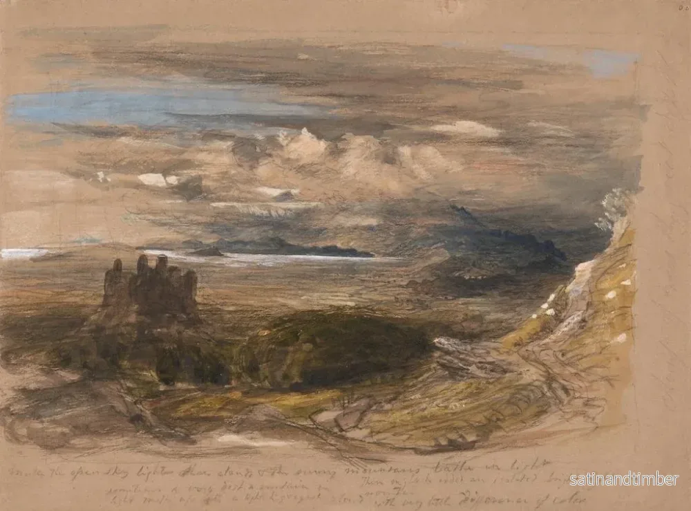 Reproduktion av målningen Château de Harlech - Samuel Palmer - Bild 2
