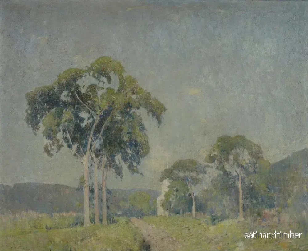 Reproduktion av målningen Landskap med träd - Emil Carlsen - Bild 2