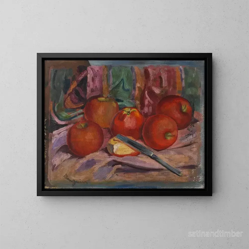 Reproduktion av målningen Pommes - Henri Manguin