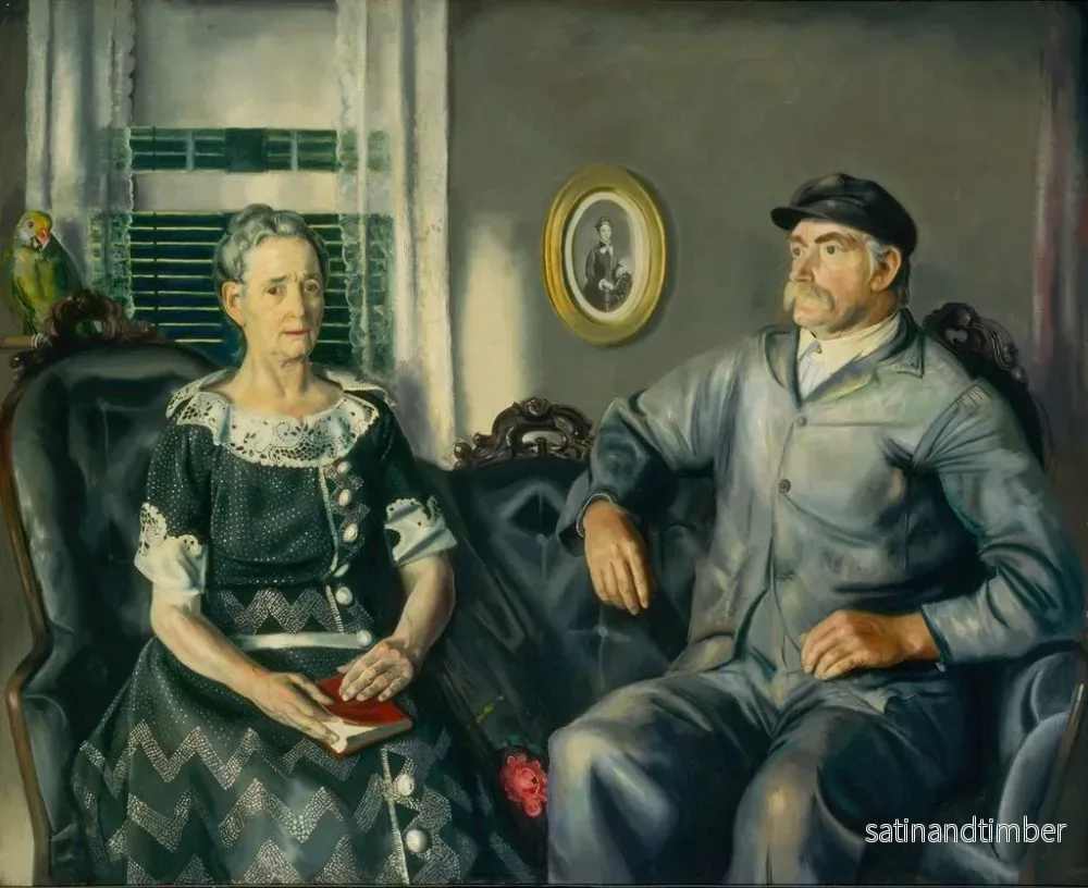Reproduktion av målningen Monsieur et Madame Phillip Wase - George Wesley Bellows - Bild 2