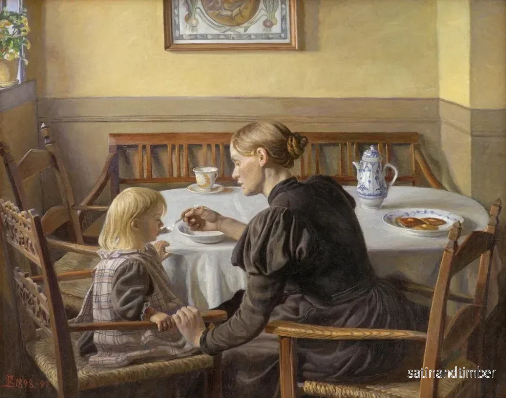 Reproduktion av målningen Mor och barn - Fritz Syberg - Bild 2