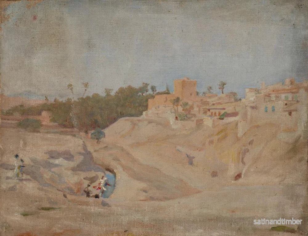 Reproduktion av målningen Spanien Elche - Jan Cybis - Bild 2