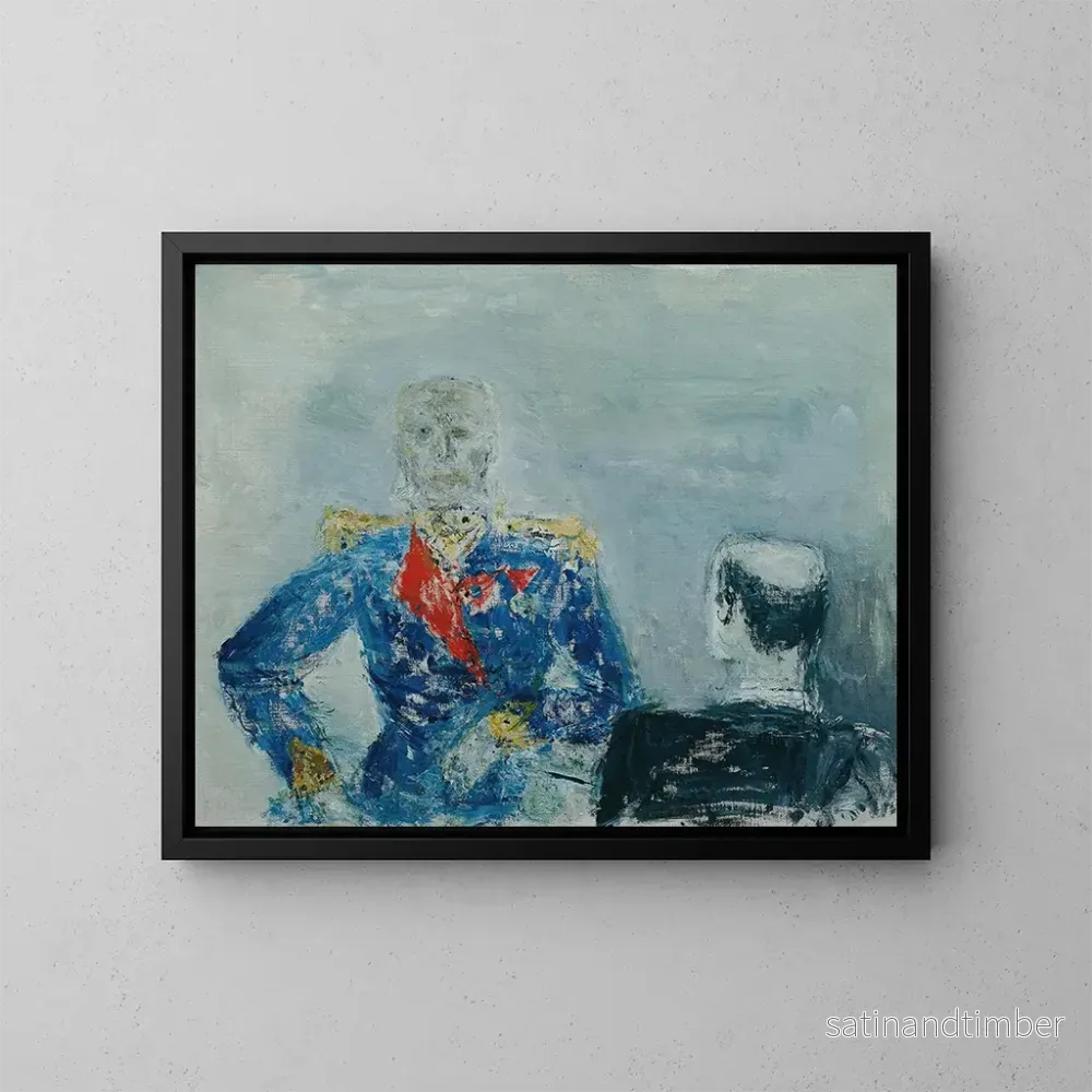Reproduktion av målningen General och diplomat - Wilhelm Thöny