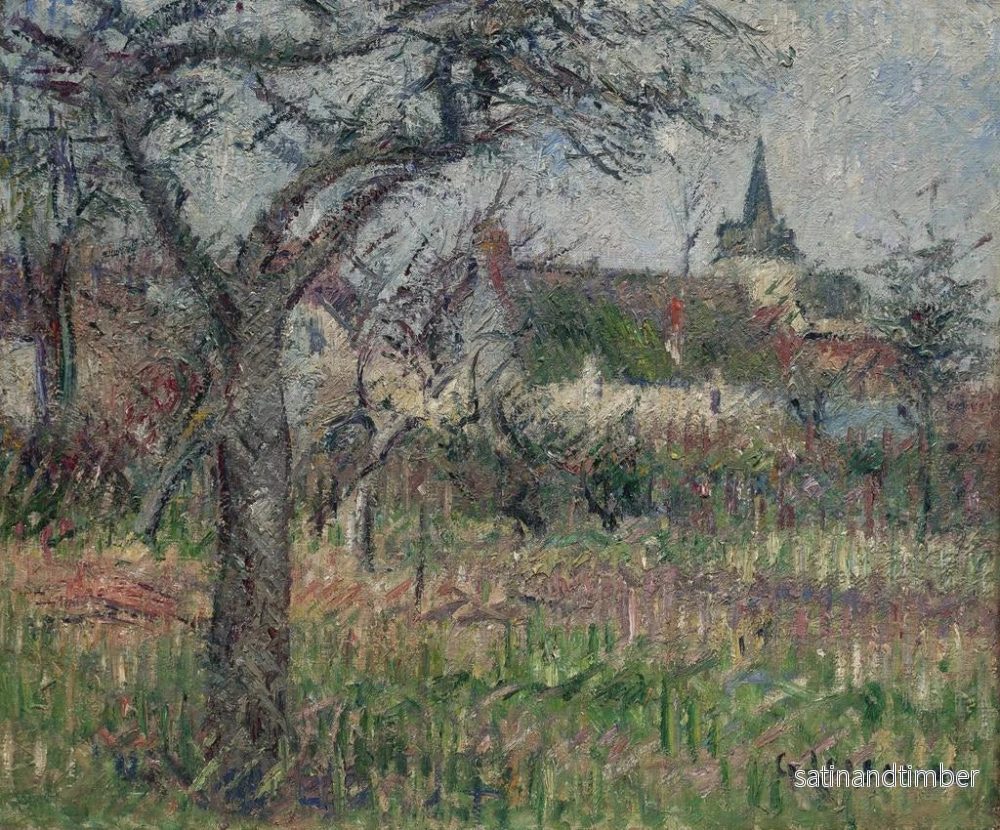 Reproduktion av målningen Le Clos de Monsieur Janson à Vaudreuil, Eure - Gustave Loiseau - Bild 2
