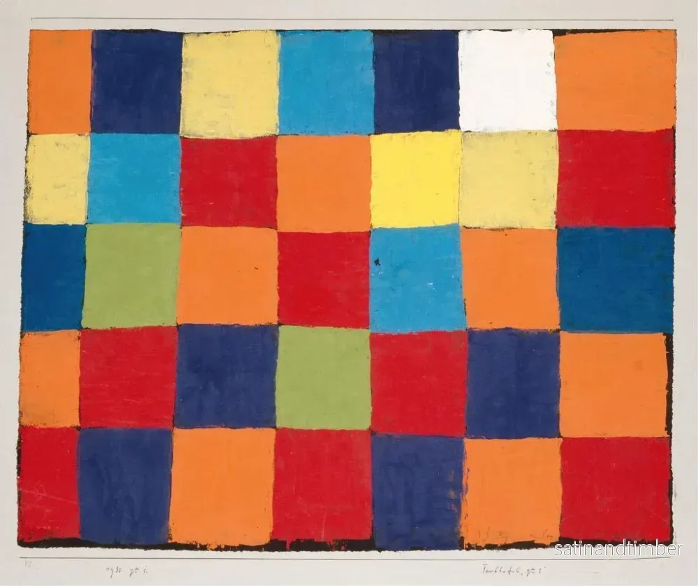 Reproduktion av målningen Nuancier Qu 1 - Paul Klee - Bild 2