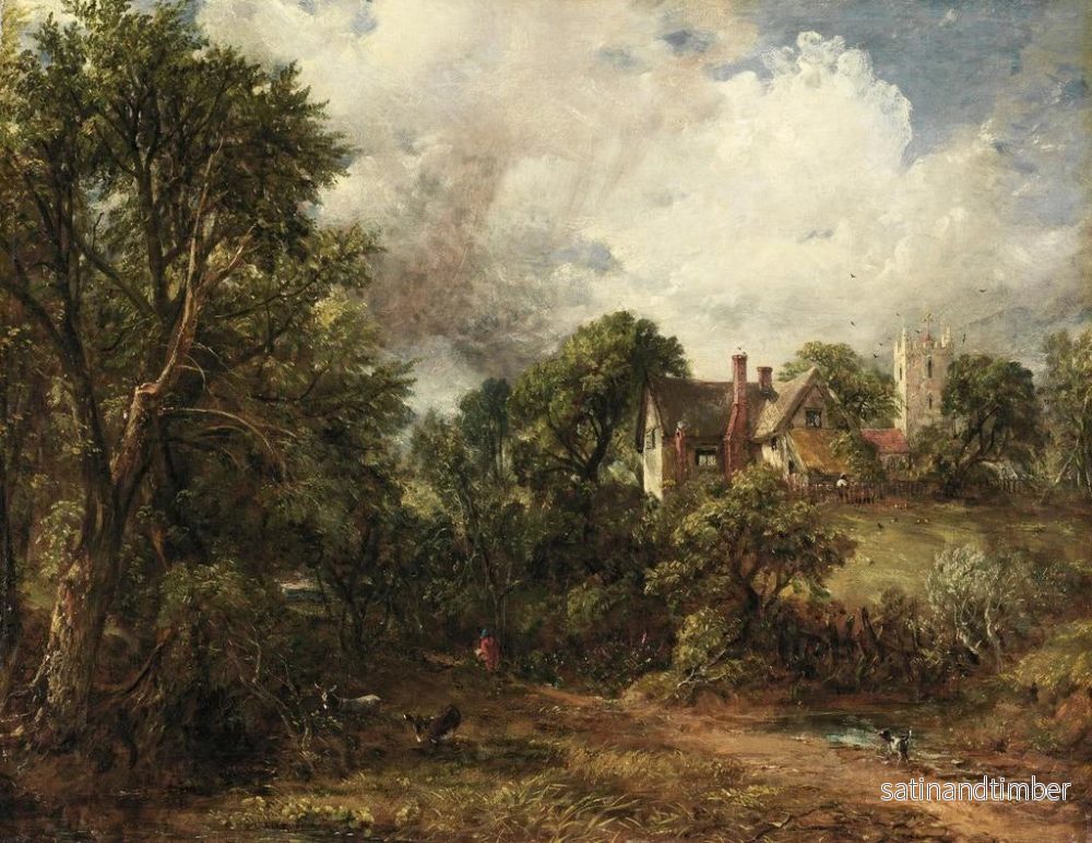 Reproduktion av målningen Glebe-gården - John Constable - Bild 2