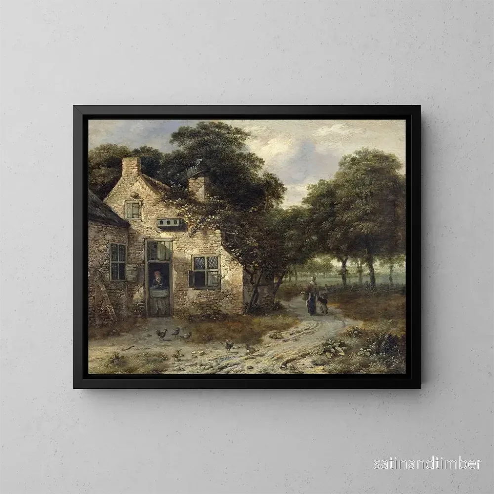Reproduktion av målningen La Ferme - Jan Wijnants