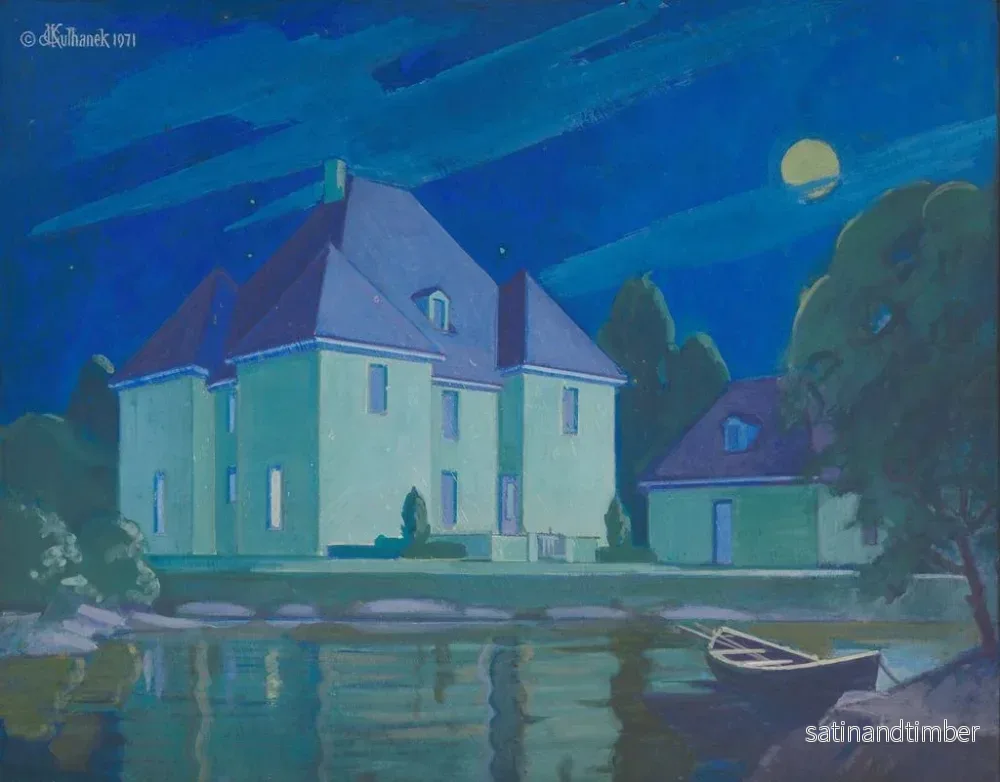 Reproduktion av målningen Reflektioner i Normandie - James C. Kulhanek - Bild 2