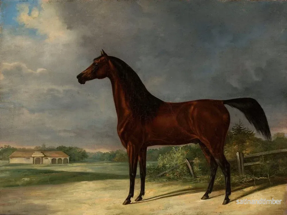Reproduktion av målningen Häst brun - Friedrich Leopold Bürde - Bild 2