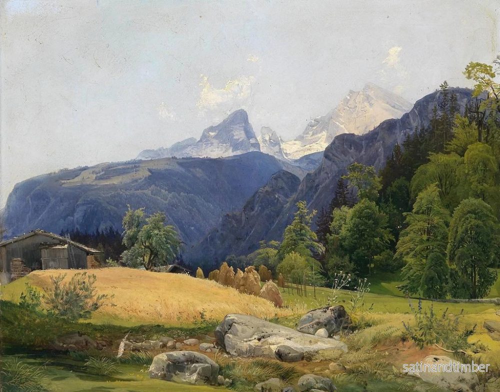 Reproduktion av målningen Motif d'Unterstein - Wilhelm Steinfeld - Bild 2