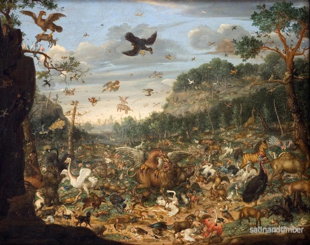 Reproduktion av målningen La Terre après la Chute de l'Homme - Franz Rösel von Rosenhof - Bild 2