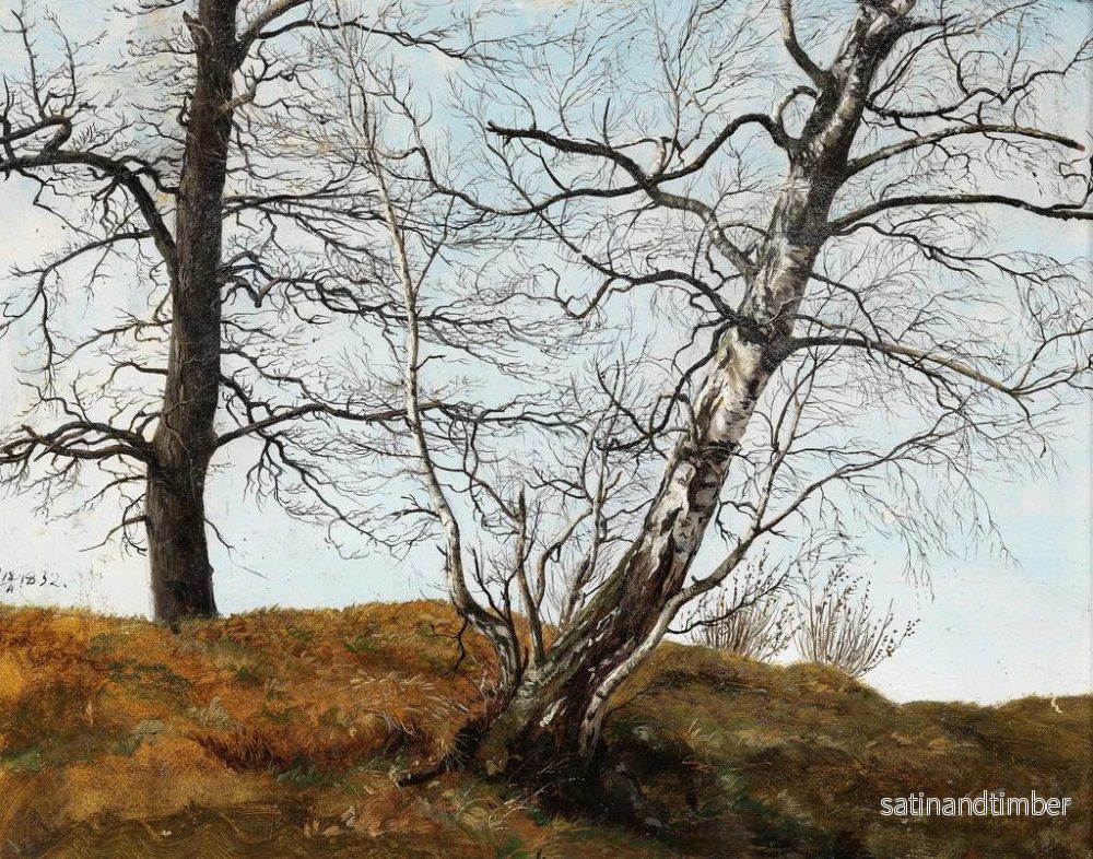 Reproduktion av målningen Ek och björk - Carl Julius von Leypold - Bild 2