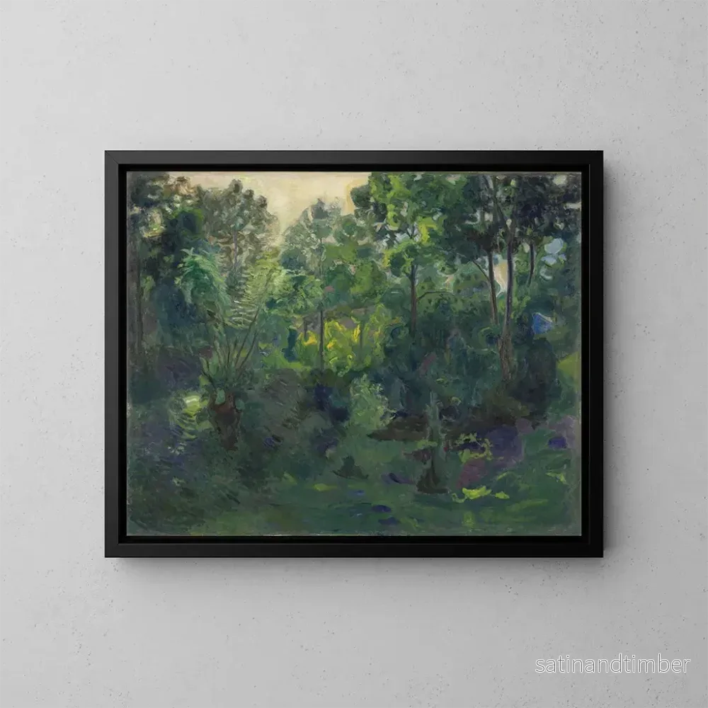 Reproduktion av målningen Landskapsbild med skog - Thorvald Erichsen