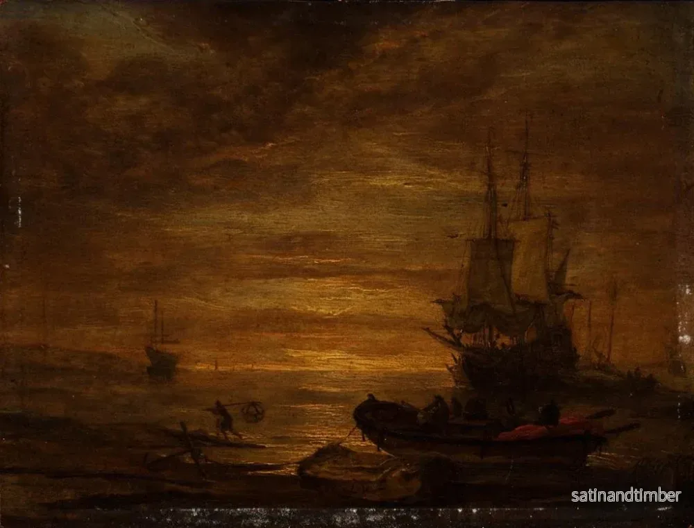 Reproduktion av målningen Marine - Lieve Verschuier - Bild 2