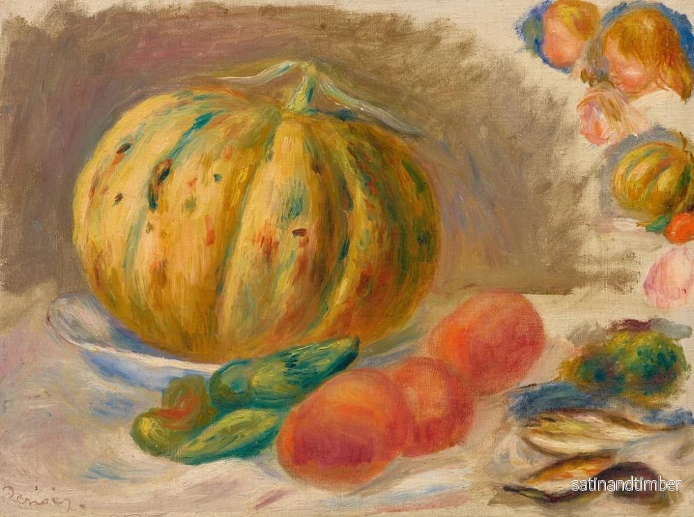 Reproduktion av målningen Komposition med meloner och tomater - Pierre-Auguste Renoir - Bild 2