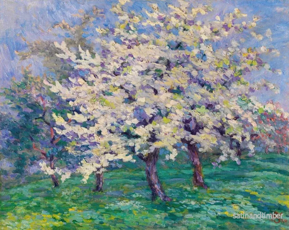 Reproduktion av målningen Pommier en fleurs - Willy Schlobach - Bild 2