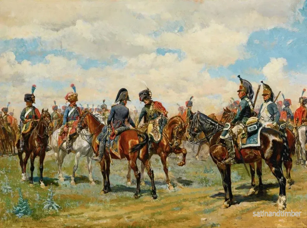 Reproduktion av målningen Les Deux Amis - Ernest Meissonier - Bild 2