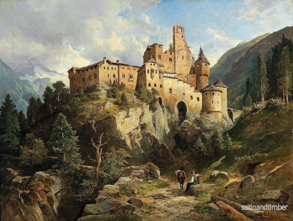 Reproduktion av målningen Château de Taufers - Leopold Munsch - Bild 2