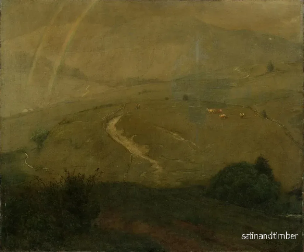 Reproduktion av målningen Regn i Schwarzwald - Hans Thoma - Bild 2