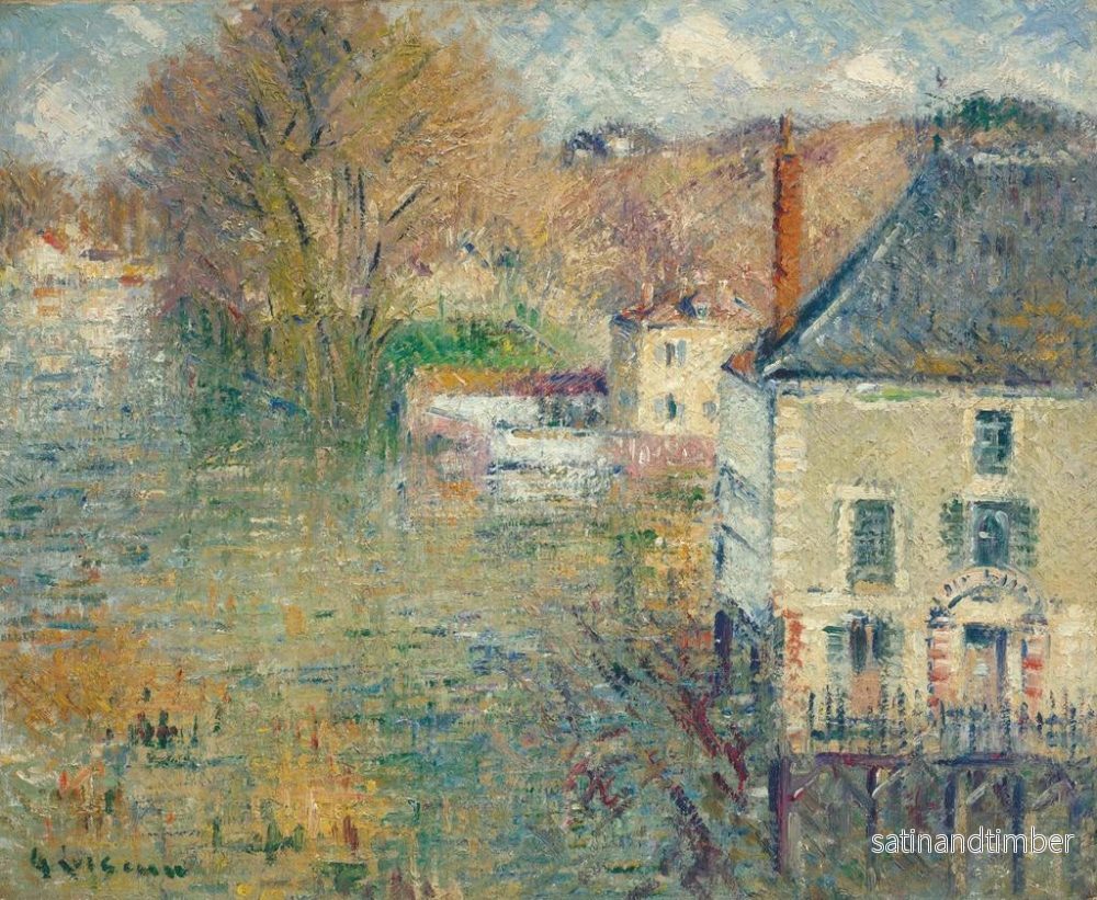 Reproduktion av målningen Översvämning i Giverny - Gustave Loiseau - Bild 2